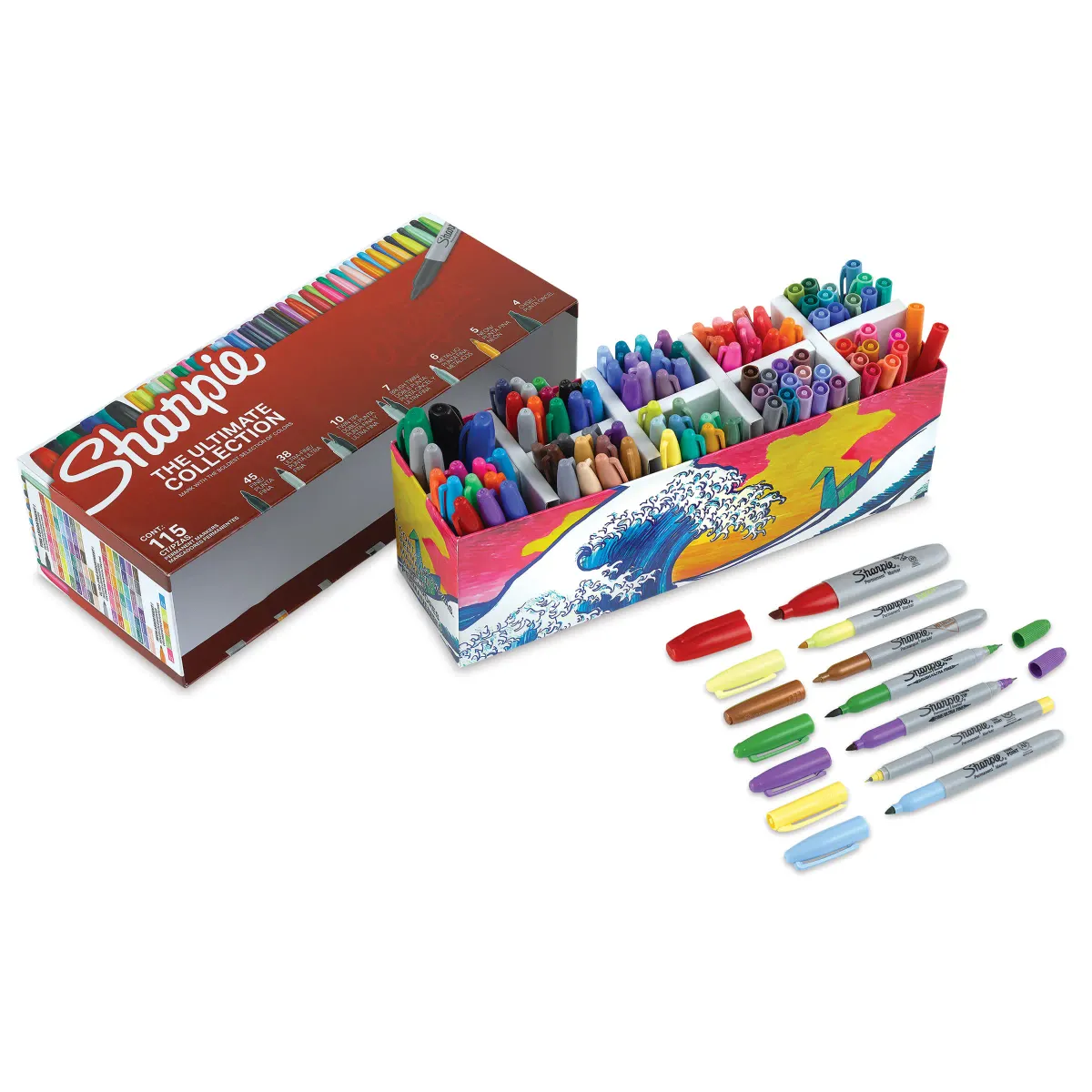Sharpie The Ultimate Collection Markers in assorted vibrant colors and tip sizes