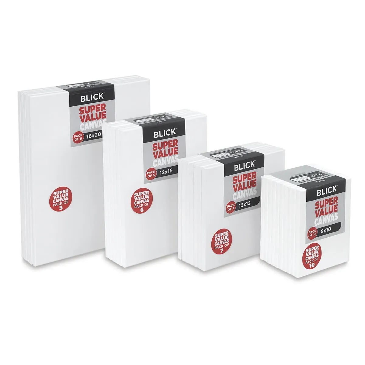 Blick Super Value Canvas Packs - Affordable, Pre-Stretched Canvases for All Art Mediums