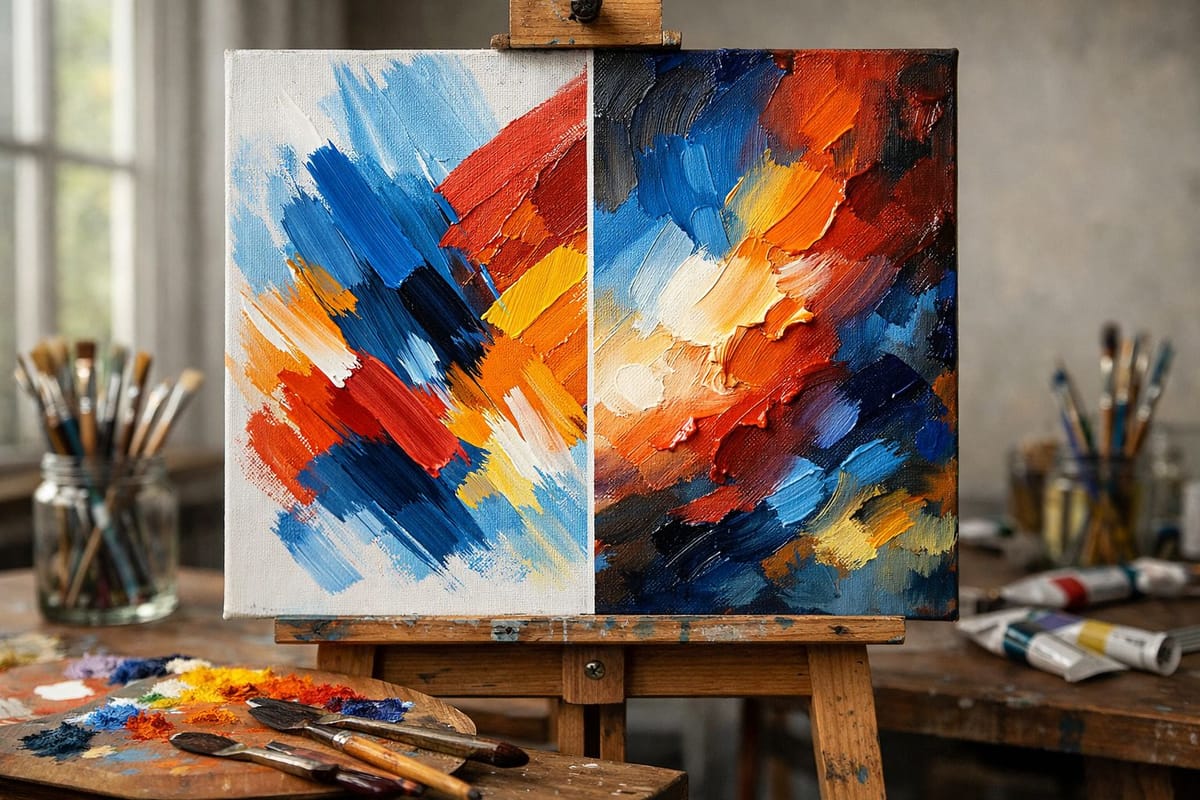 Acrylic vs Oil Paint