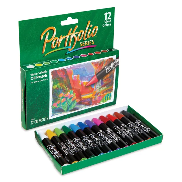 Portfolio Series Watersoluble Oil Pastels in vibrant colors for art projects