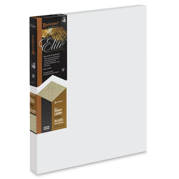 Masterpiece Elite Portrait Smooth acrylic primed linen canvas ideal for fine art painting
