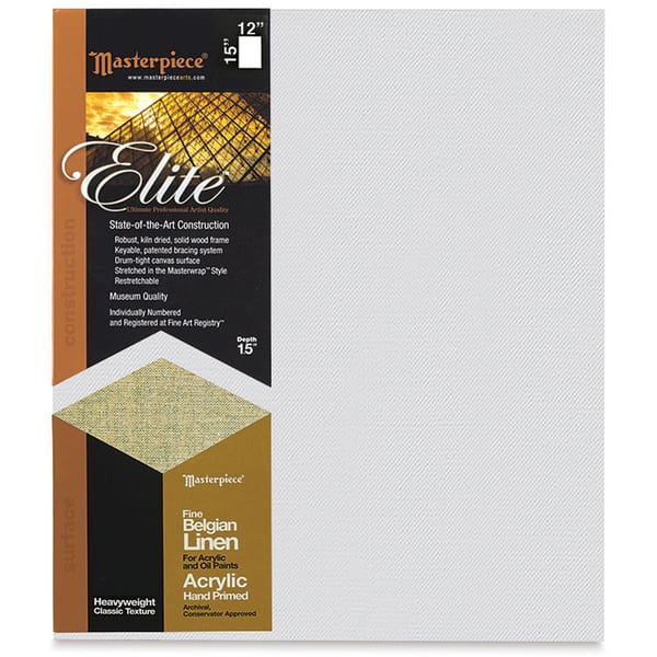 Masterpiece Artfix Acrylic Primed Linen Canvas: Built to Last, Made to Paint