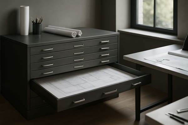 How to Choose the Right Flat File Cabinet for Art, Blueprints, and Drawings?