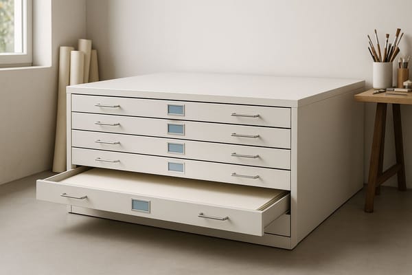 5 Drawer Flat File Cabinet
