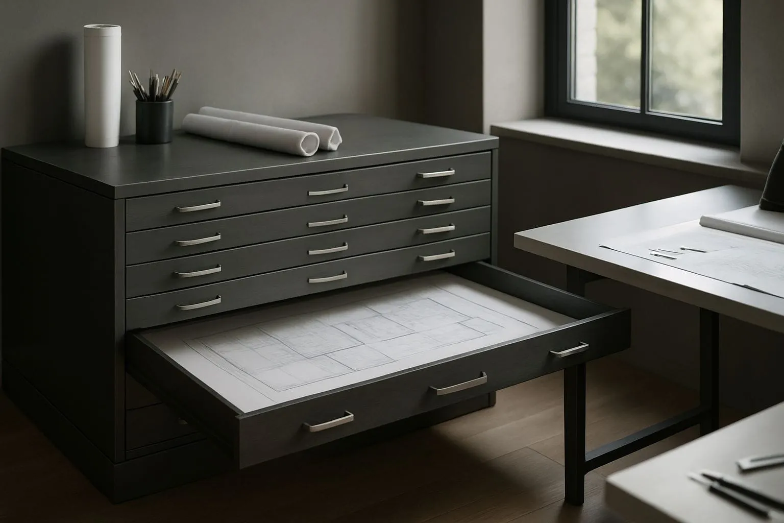 How to Choose the Right Flat File Cabinet for Art, Blueprint
