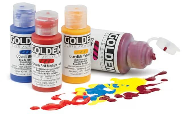 Golden Fluid Acrylics – Professional Paints for Fine Detail