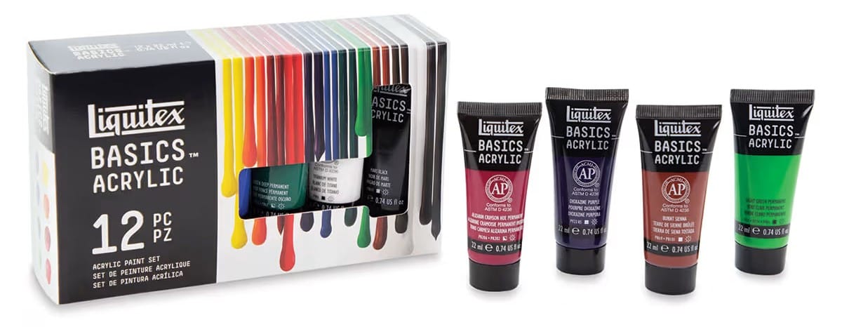 Liquitex Basics Acrylic Paint - Affordable, High-Quality Col