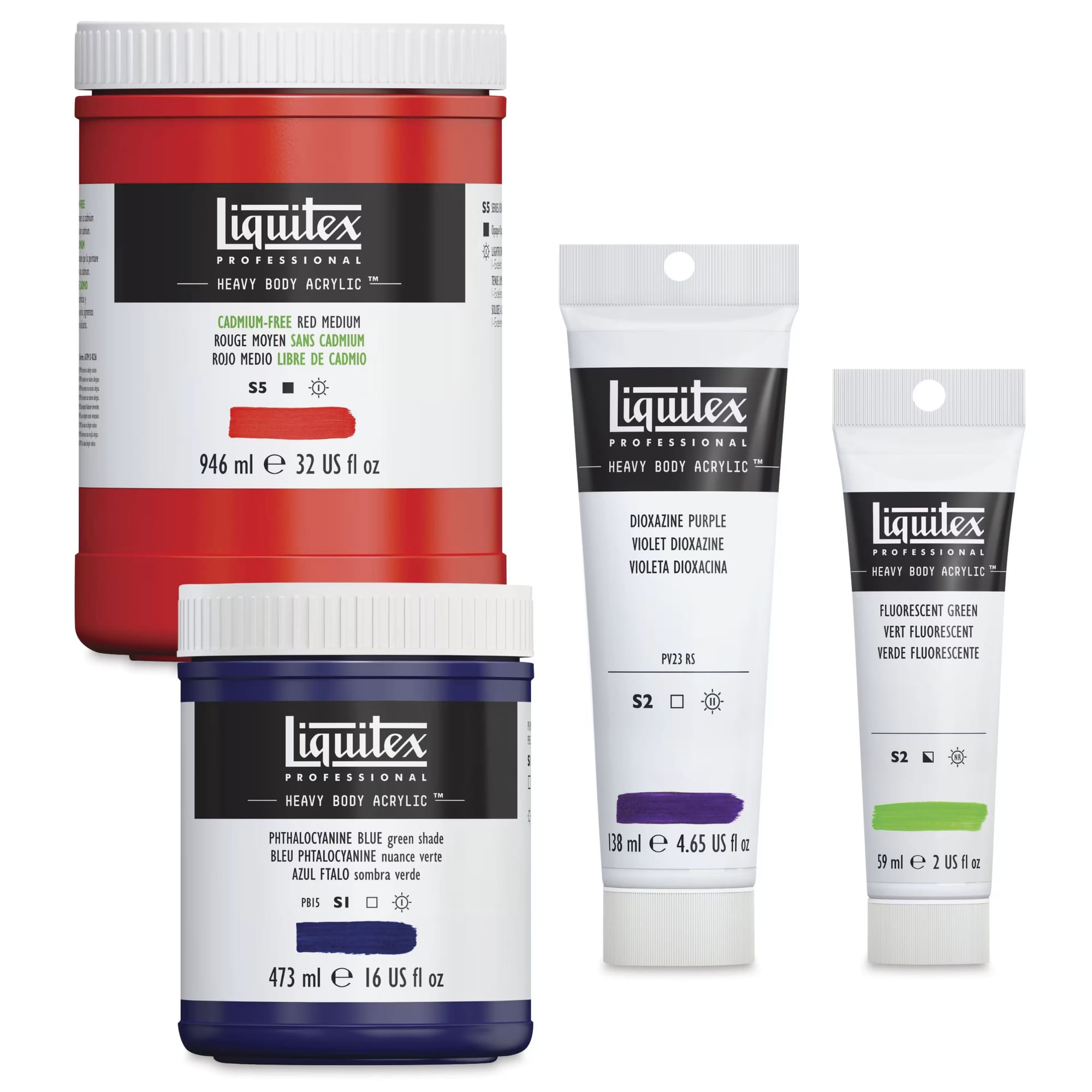 Liquitex Heavy Body Acrylic Paint – Thick, Professional Colo