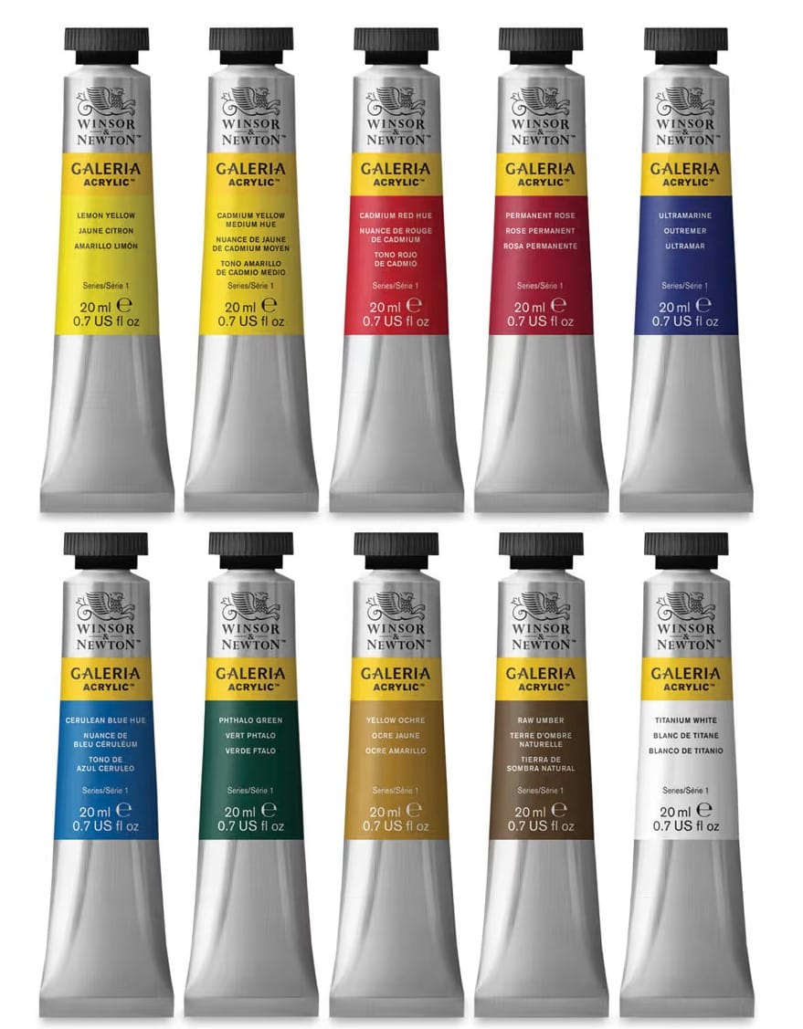 Winsor & Newton Galeria Acrylic Paints – Versatile, Vibrant 