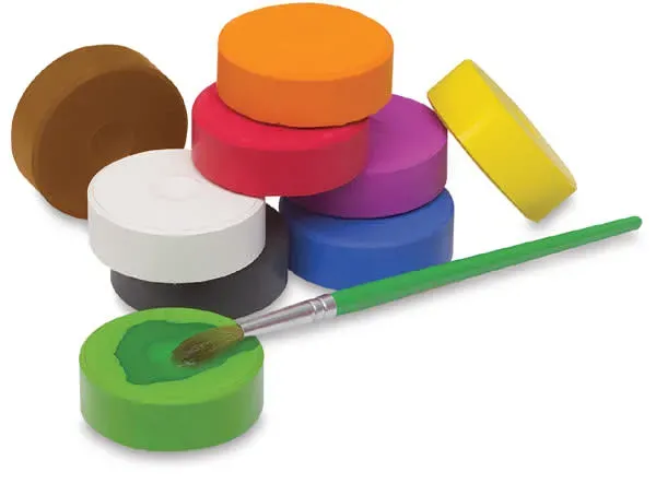 Blick Tempera Cakes – Easy, Washable Paint for Kids