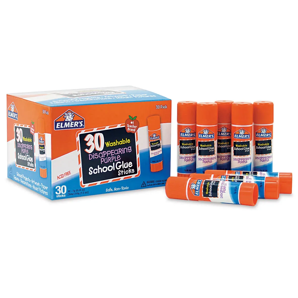 Elmer's Washable Disappearing Purple Glue Sticks