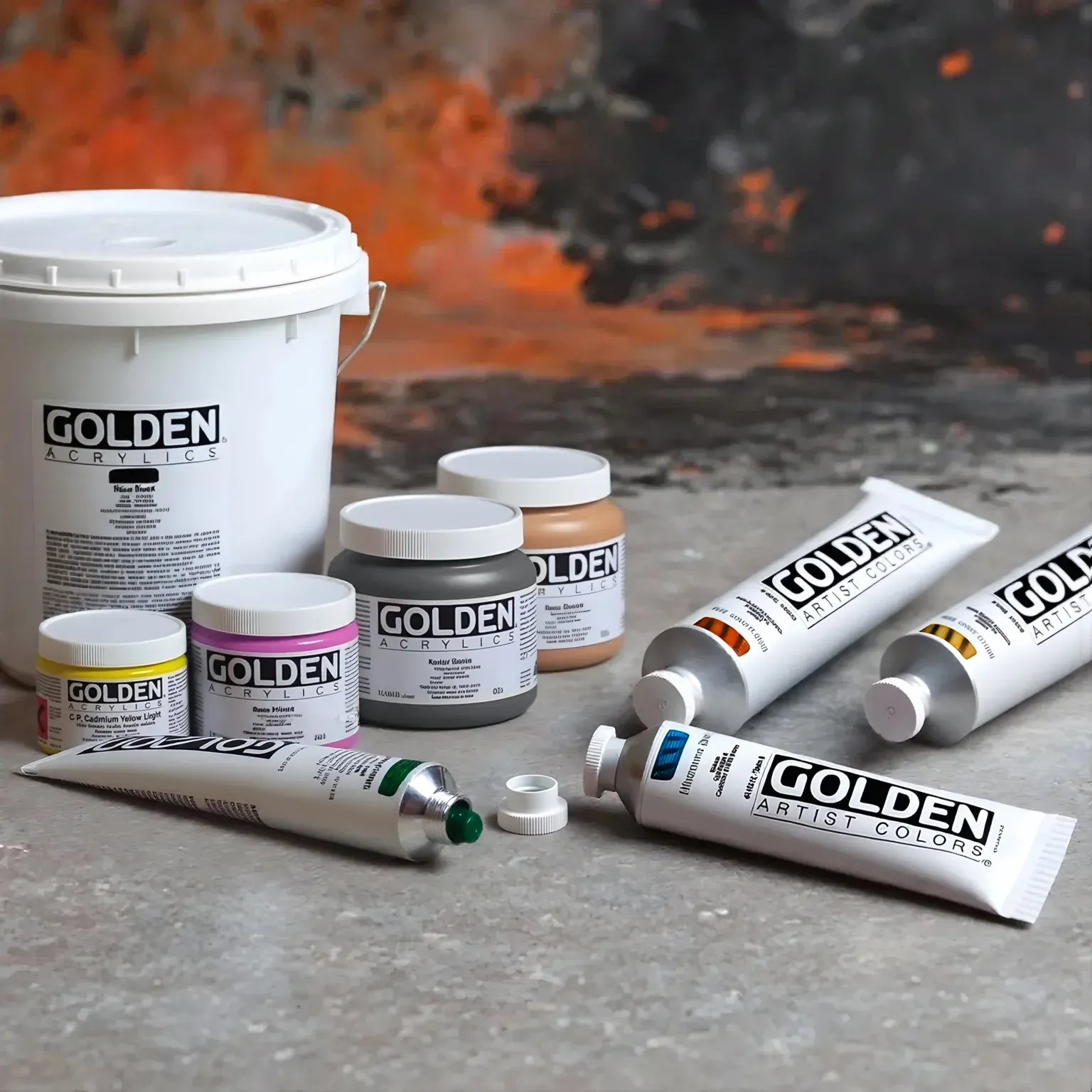 Golden Heavy Body Acrylic Paints – Rich, Professional-Grade 