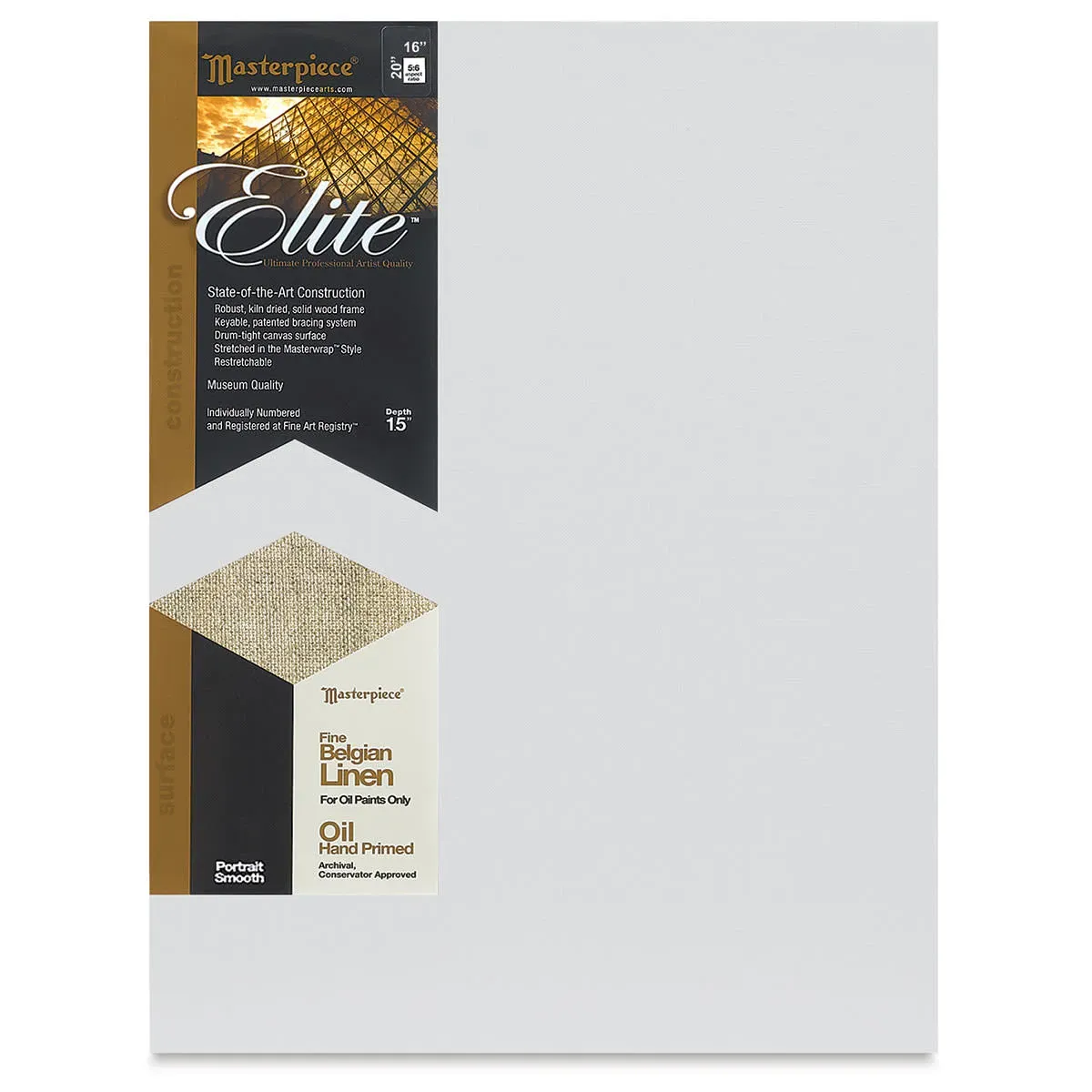 Masterpiece Elite Portrait Smooth Oil Primed Linen Canvas – 